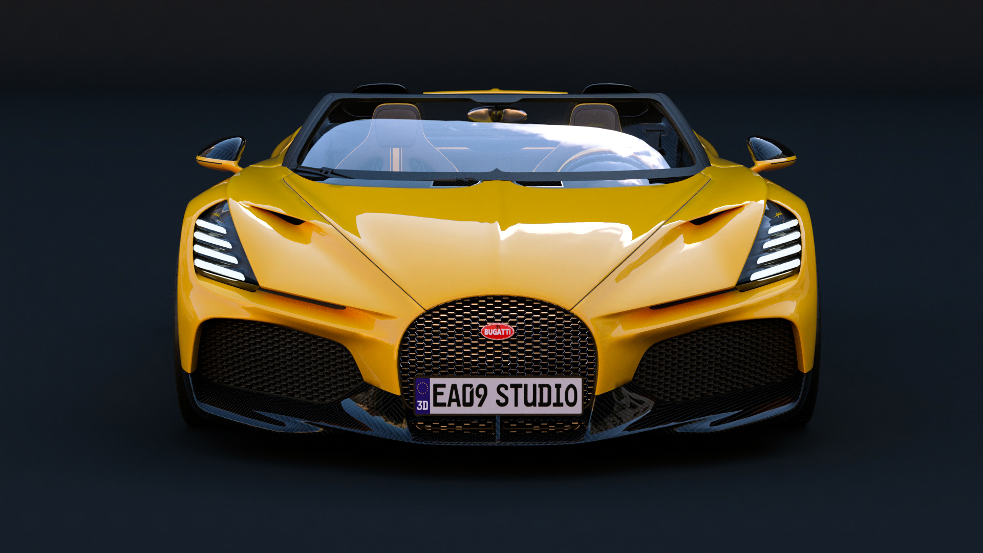 2024 Bugatti W16 Mistral by EA09studio 3DOcean